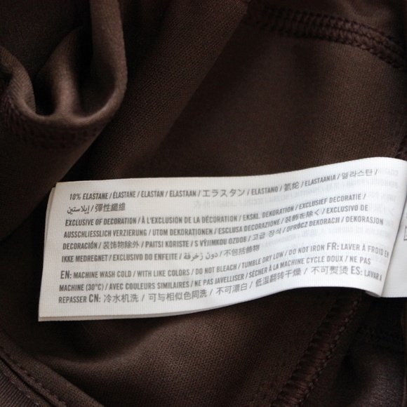 Abercrombie & Fitch High Rise Faux Leather Pants- Brown Curve Love Size 30 Short - Picture 15 of 16